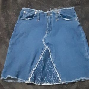 Kids jean skirt
